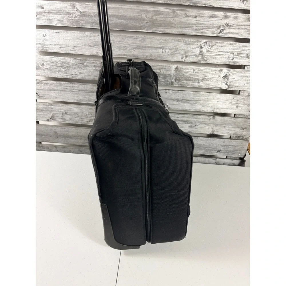 Tumi T-Tech Essential Gear Carry on Garment Bag Suitcase Wheeled 56030D Black